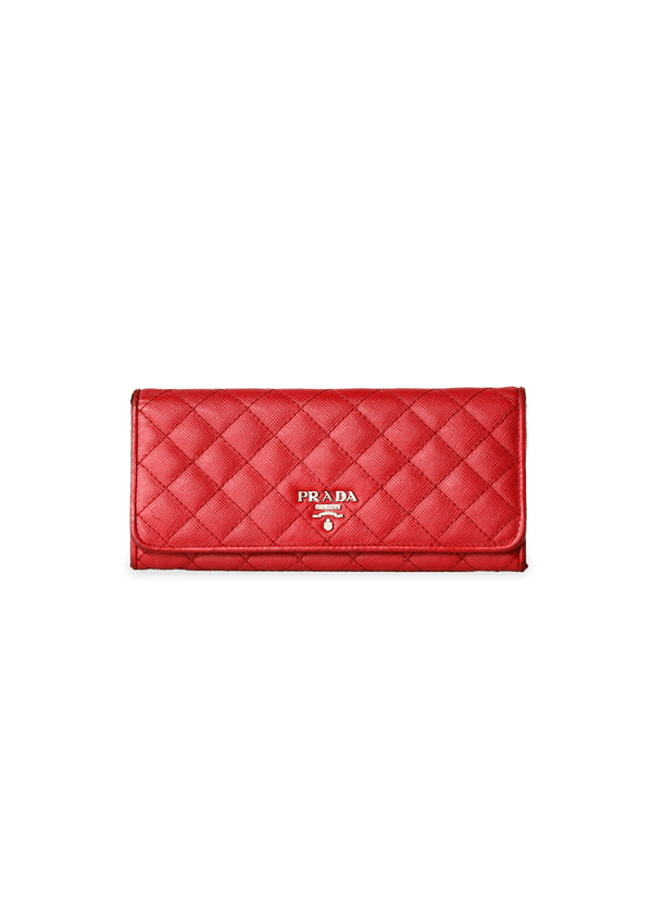 QUILTED LEATHER WALLET
